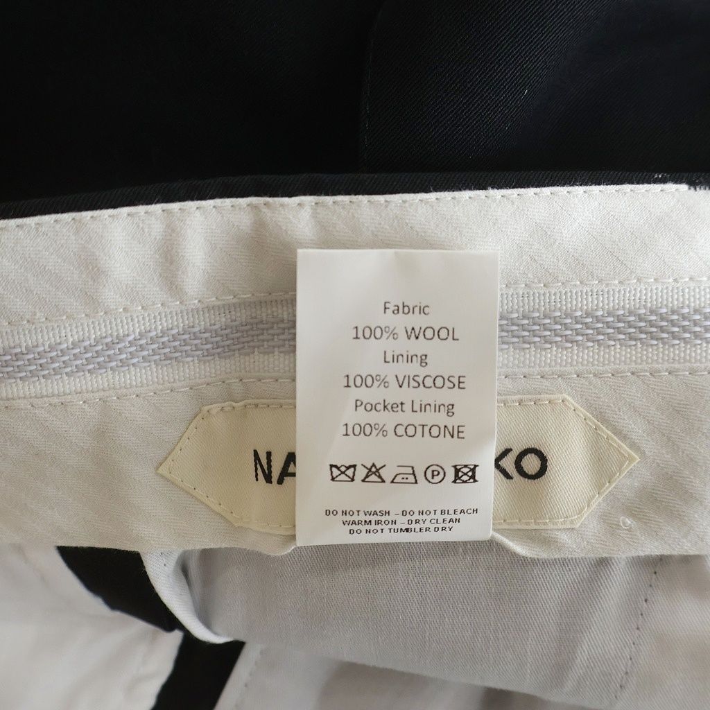 NAMACHEKO (ナマチェコ) 24AW CLINT TAILORED TROUSER クリント