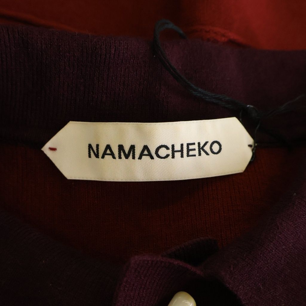 NAMACHEKO (ナマチェコ) Sly Bandage ロングスリーブ ニットポロシャツ