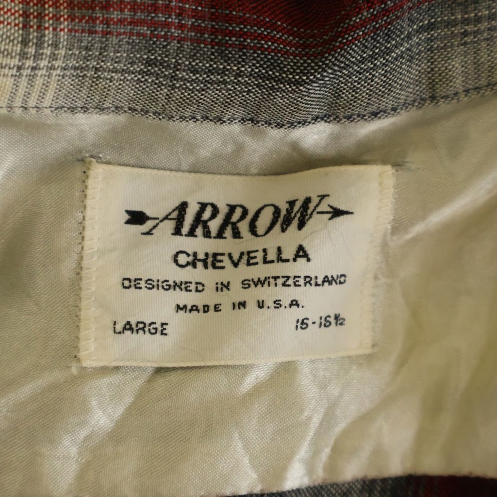 VINTAGE (ヴィンテージ) 60S ARROW CHEVELLA RAYON OPEN COLLAR OMBRE