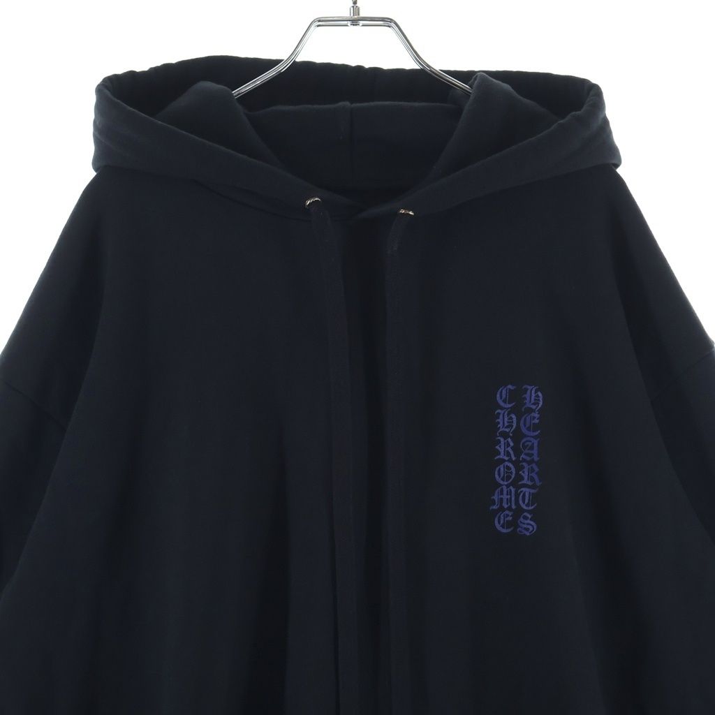 CHROME HEARTS (クロムハーツ) VERTICAL LOGO PULLOVER HOODIE ヴァー