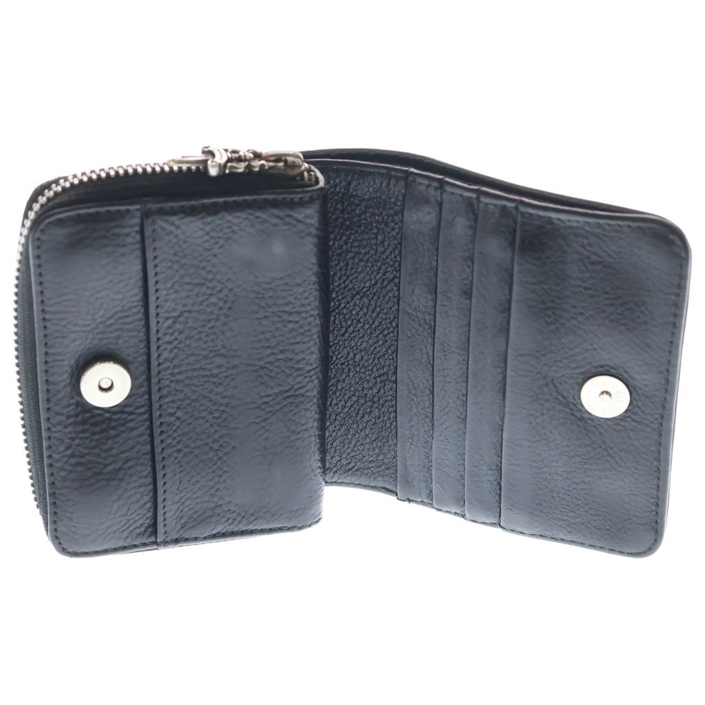 CHROME HEARTS (クロムハーツ) SQ ZIP BILL スクエアジップビル レザー