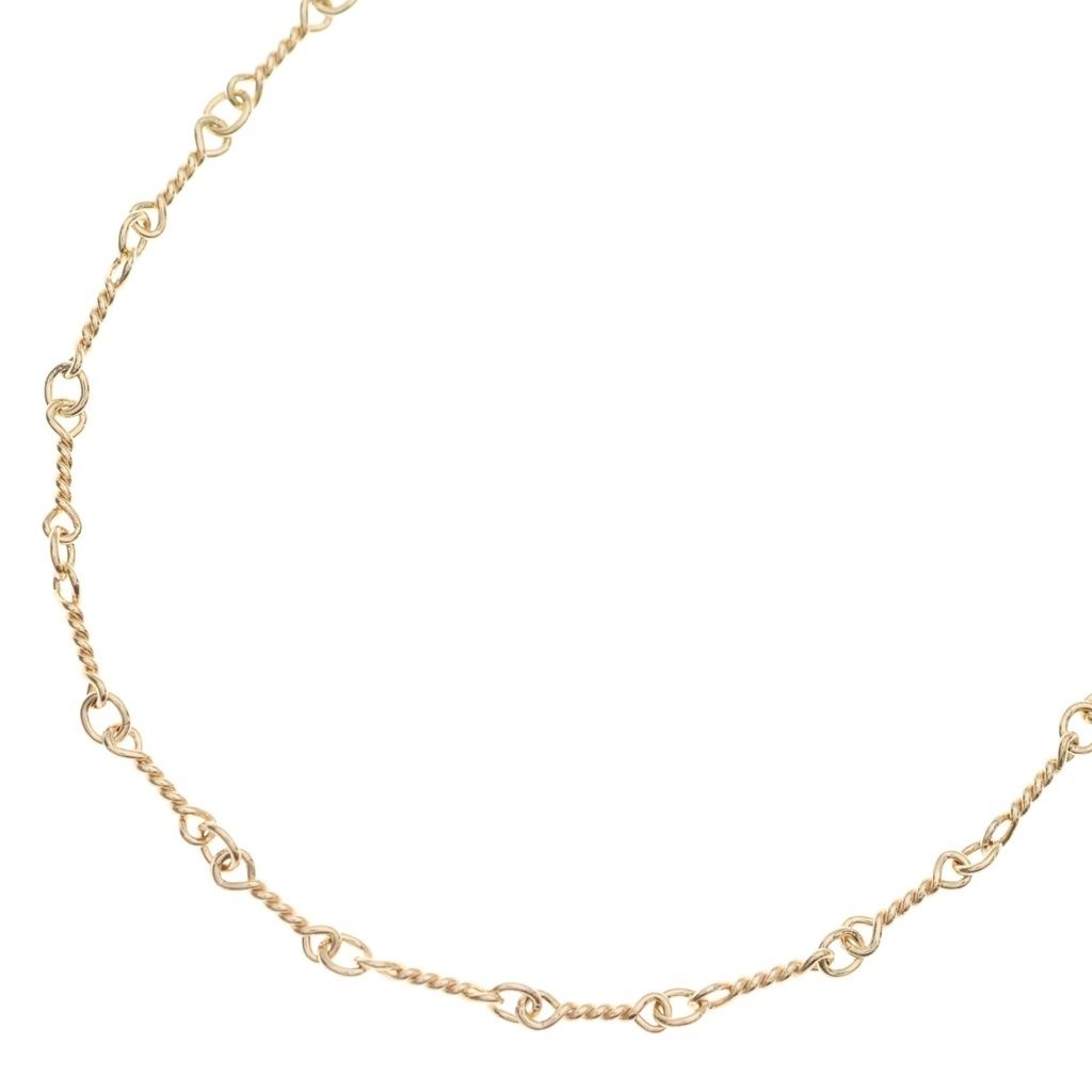 CHROME HEARTS (クロムハーツ) 22K NECKCHAIN T20 ツイストチェーン