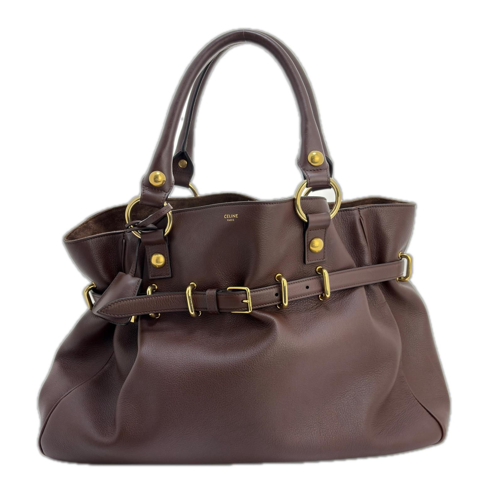 CELINE セリーヌ アニタ ミディアムバッグ チェストナッツ 113533FC6