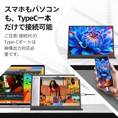 モバイルモニター 10.5インチ FHD1280P モバイルディスプレイ 高輝度
