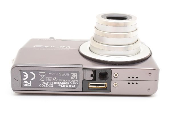 ☆良品☆ カシオ CASIO EXILIM EX-Z700 グレー コンパクトデジカメ
