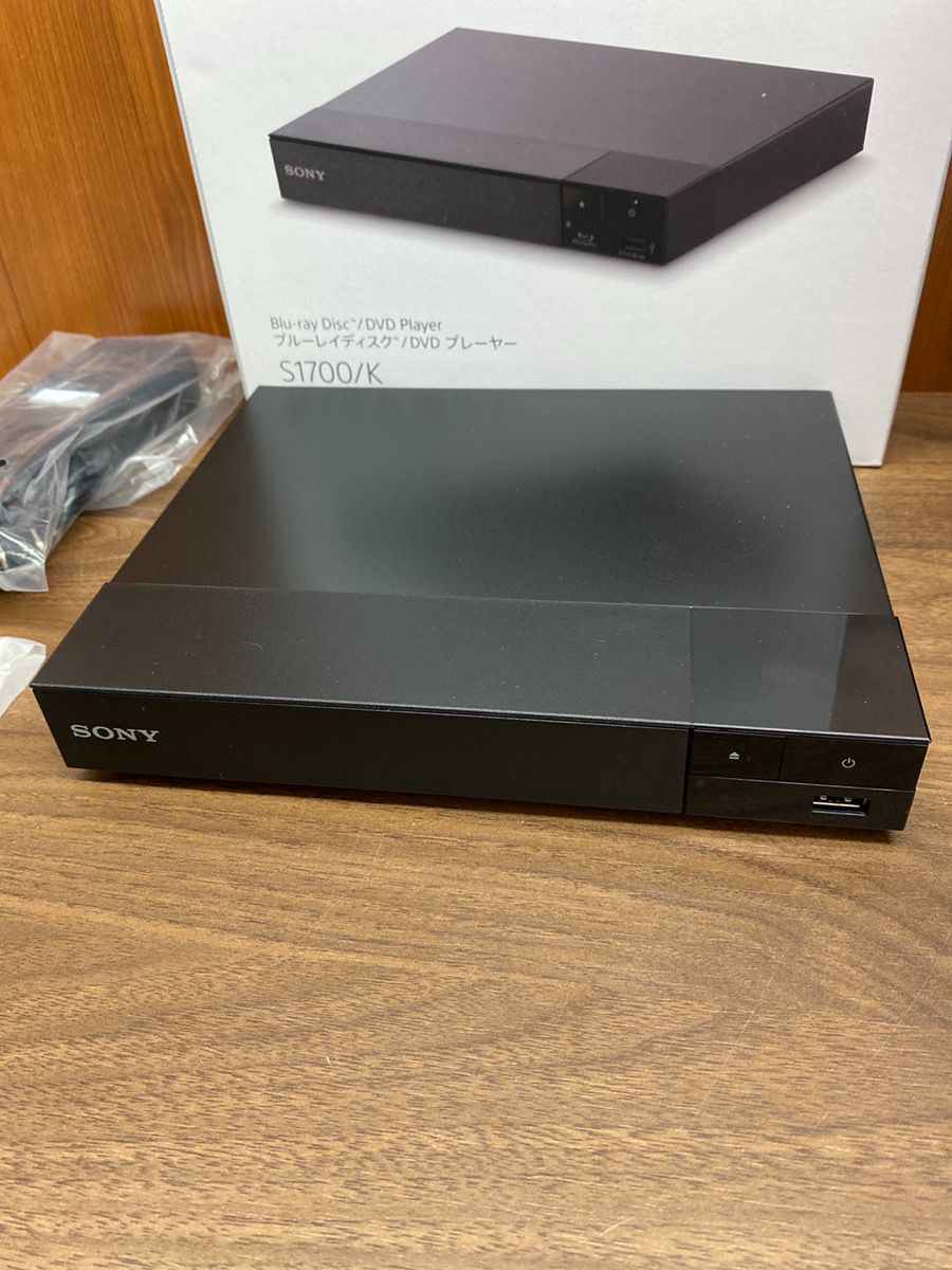 SONY ブルーレイディスク/DVDプレーヤー BDP-S1700/K - メルカリ