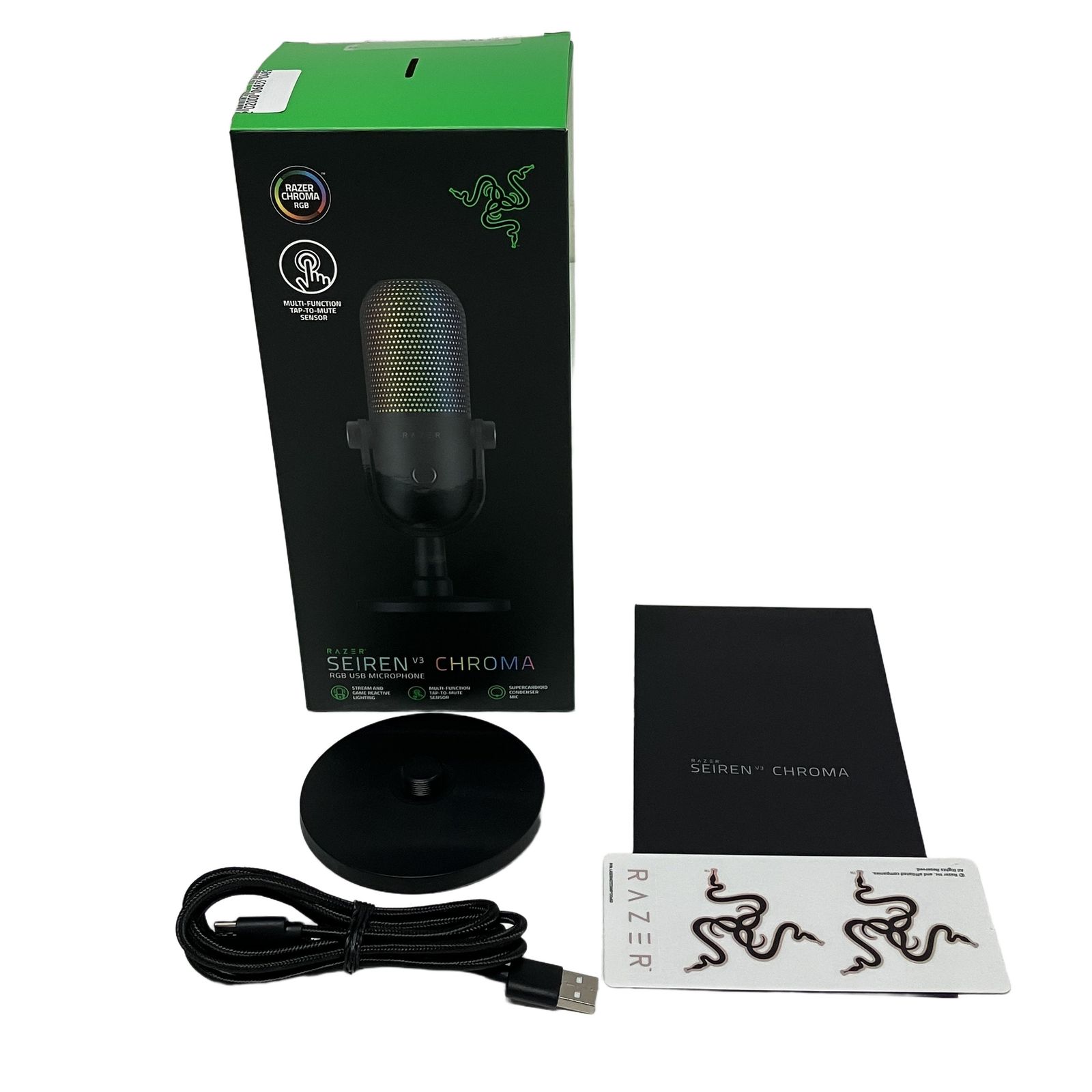 Razer RZ19-0506 Seiren V3 Chroma コンデンサーマイク 音響機材