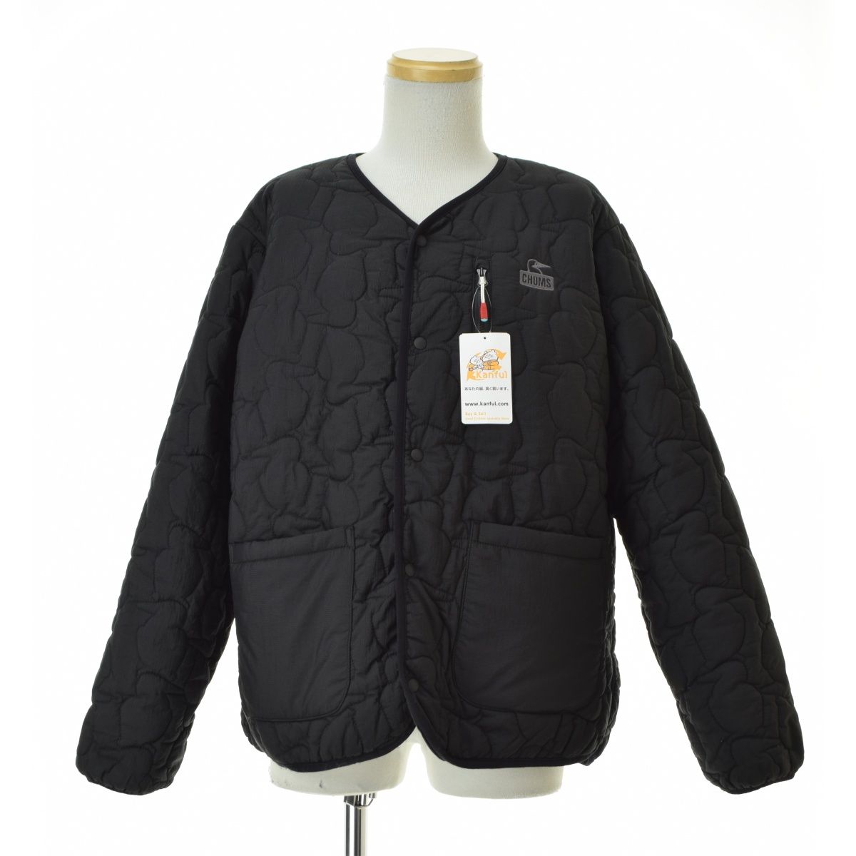 CHUMS】CH04-1469 Booby Stitch Padded Cardigan ブービーステッチパ