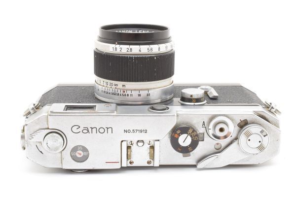 ☆キヤノン Canon L2 レンジファインダー + 50mm f1.8 フィルムカメラ