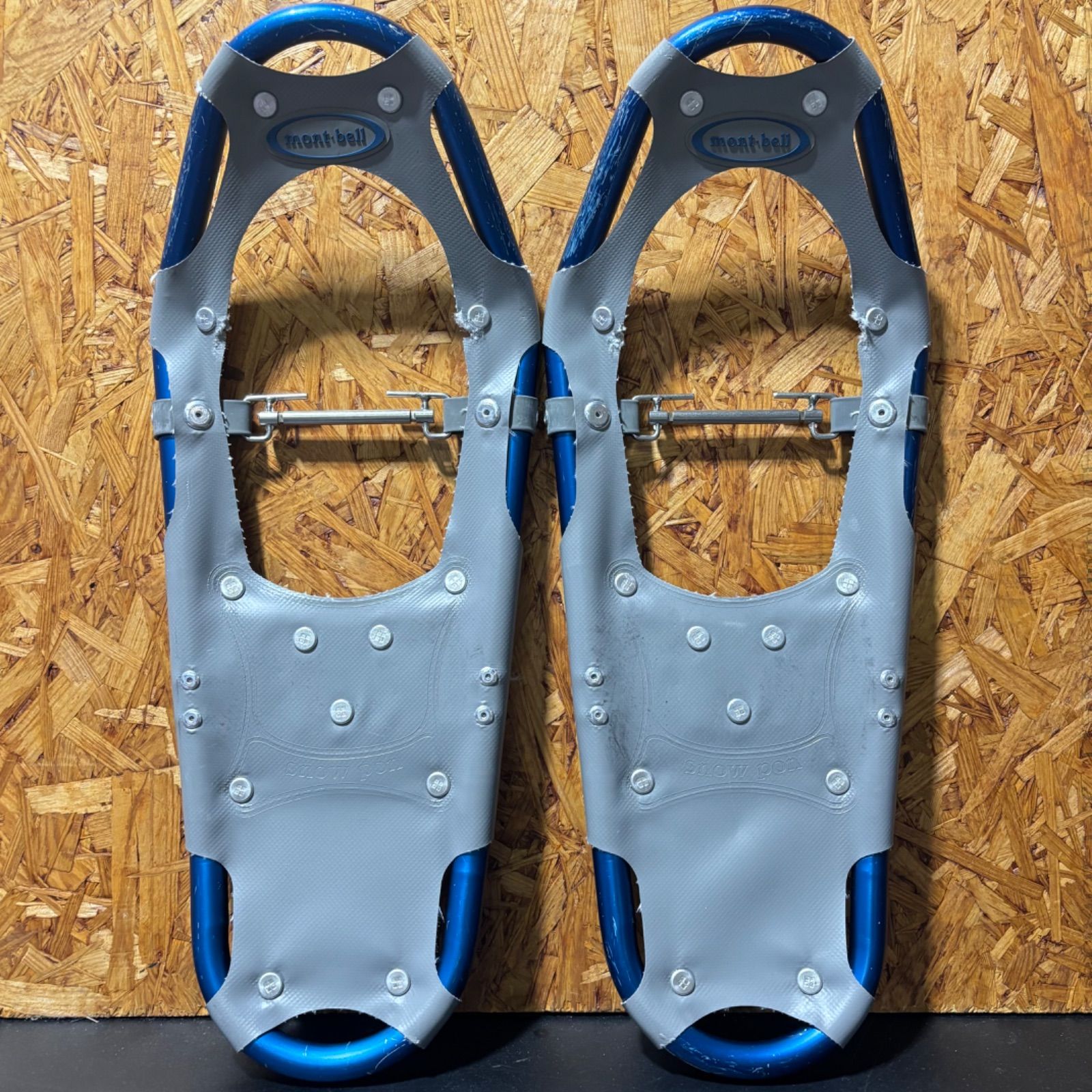 mont-bell モンベル スノーシュー スノーポン ブルー＆グレーsnowpon