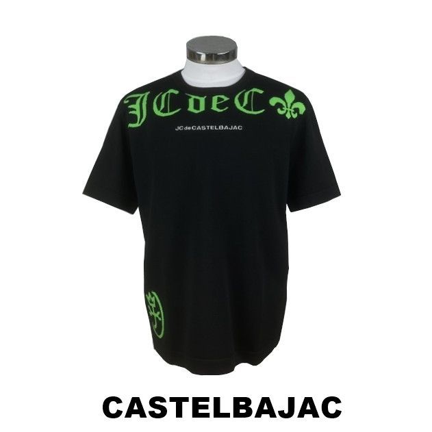 カステルバジャック　CASTELBAJAC　半袖ニットTシャツ　7216262105-4　クロ