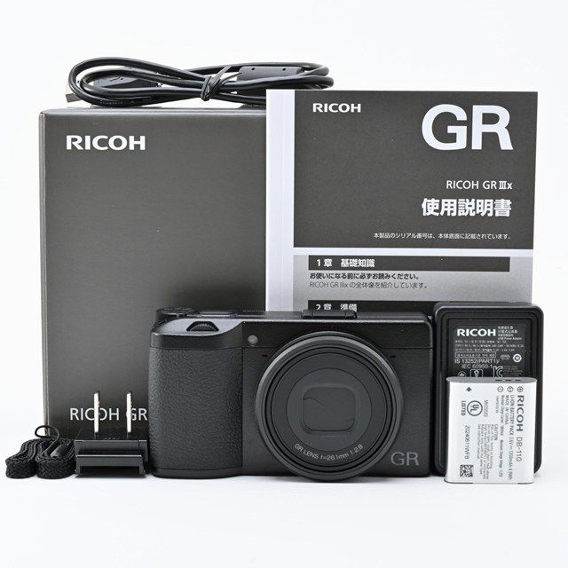 美品＞ RICOH GR IIIx｜高級コンパクトデジタルカメラ｜シャッター数