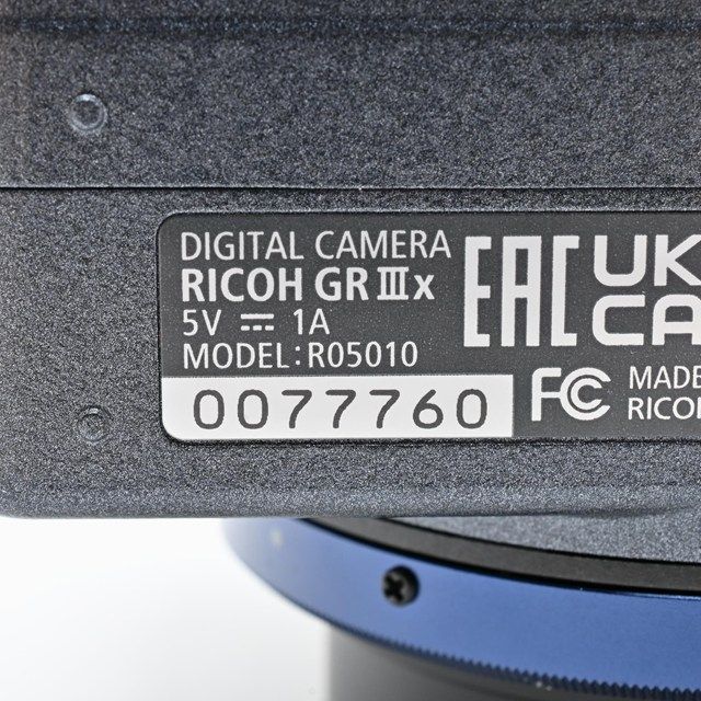 美品＞ RICOH GR IIIx Urban Edition メタリックグレー｜シャッター数
