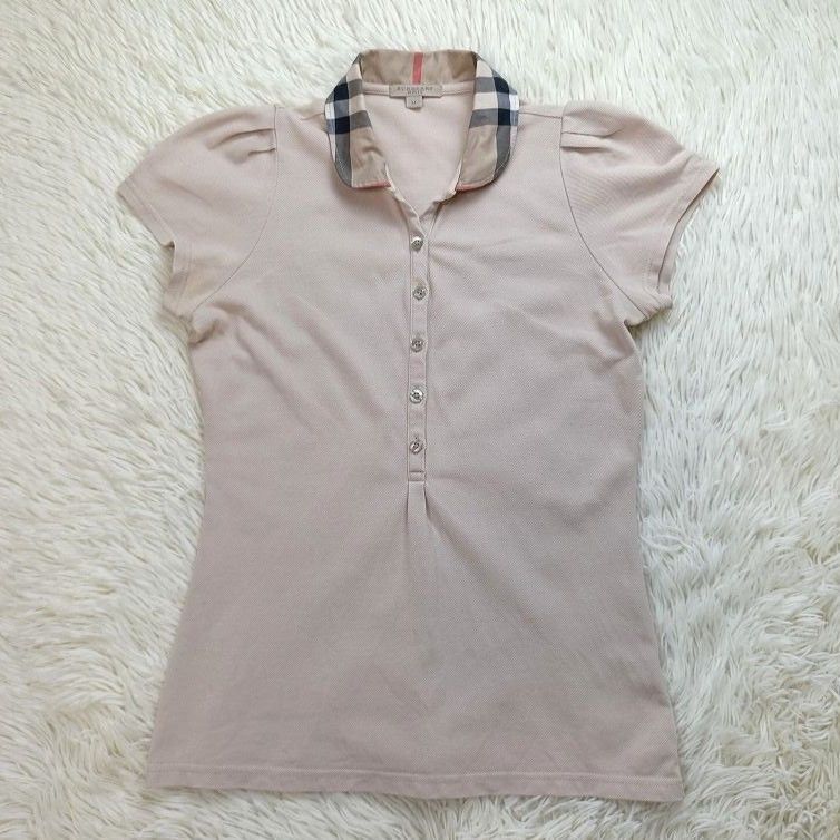 BURBERRY BRIT バーバリーブリット 半袖 ポロシャツ レディース M