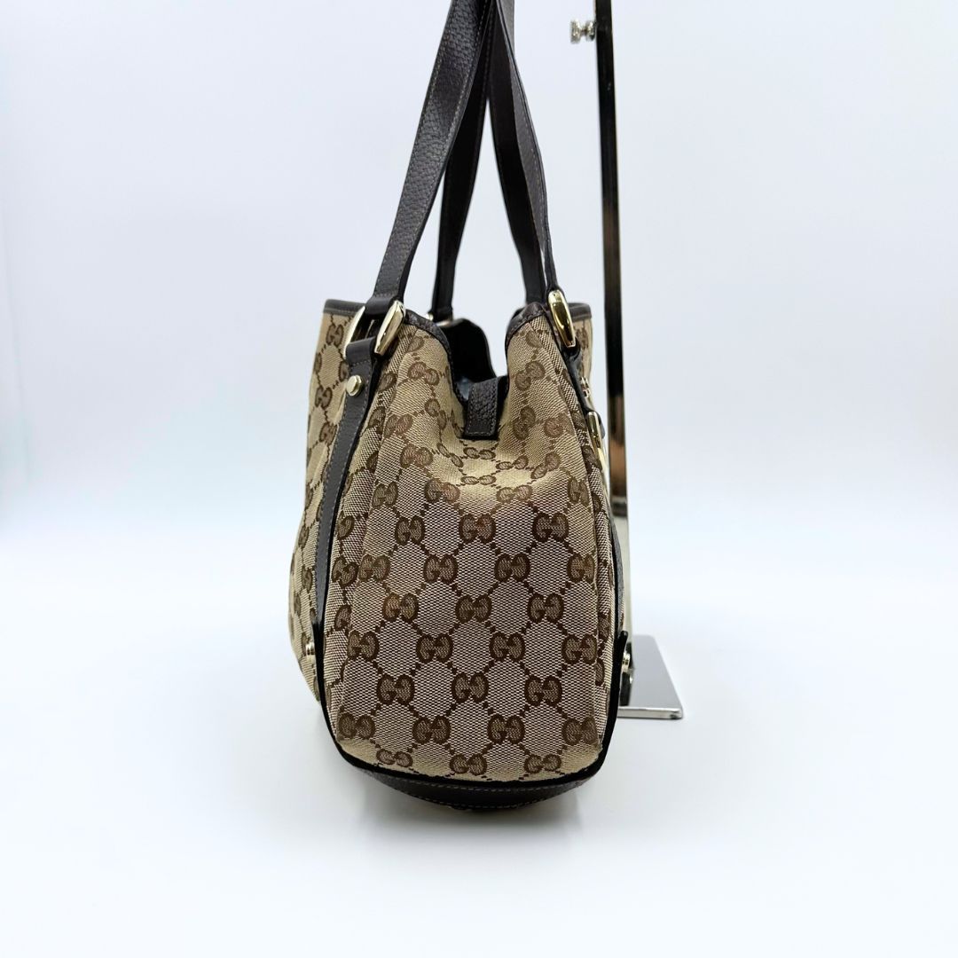美品】Gucci アビー GGキャンバス トートバッグ - メルカリ