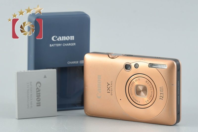 Canon IXY DIGITAL 210 IS ゴールド 元箱付 付属品完備 中古】Canon キヤノン IXY Digital 210 IS ゴールド コンパクト