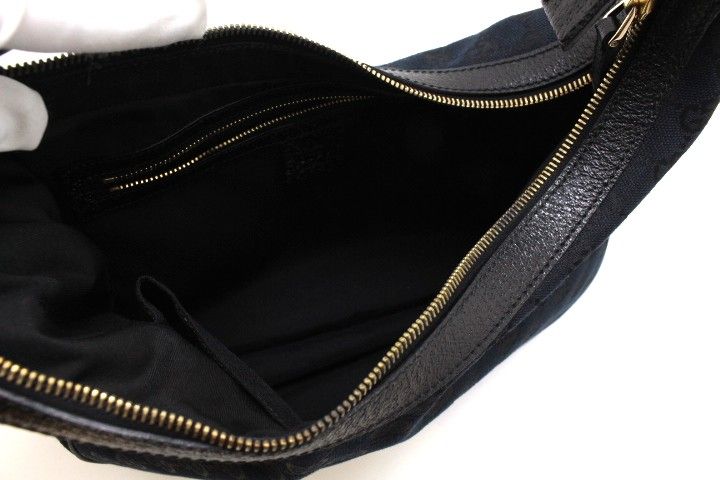 GUCCI グッチ バッグ GG ワンショルダー ブラック キャンバス/レザー
