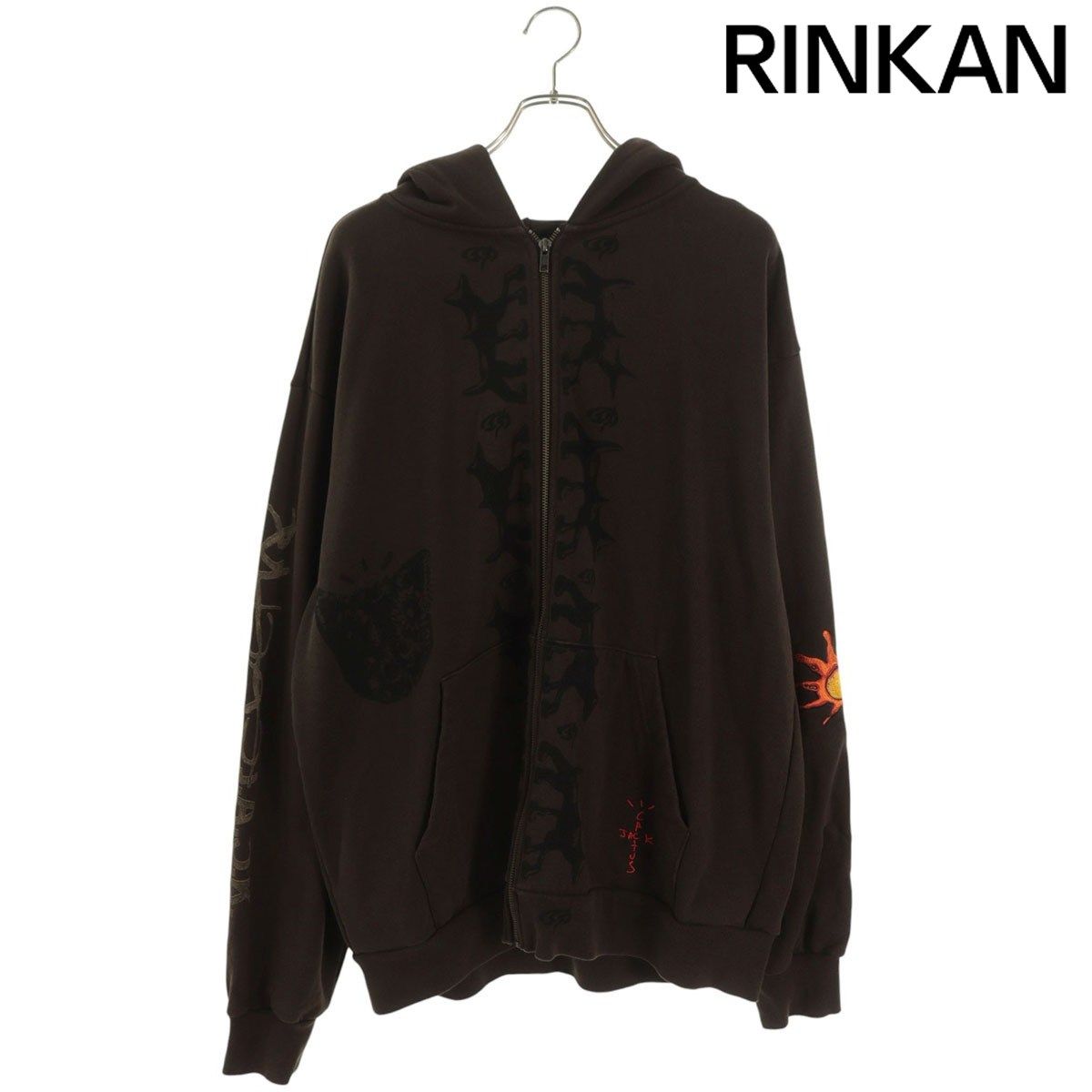 トラヴィススコット Cactus Jack REVERSE DOG ZIP UP HOODIE リバースドッグパーカー メンズ L