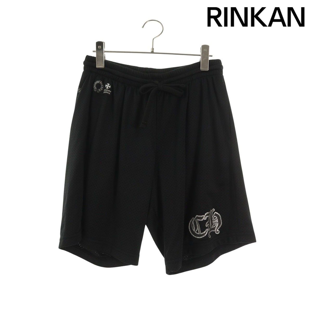 クロムハーツ MESH VARSITY SHORTS CHプリントメッシュハーフパンツ メンズ S