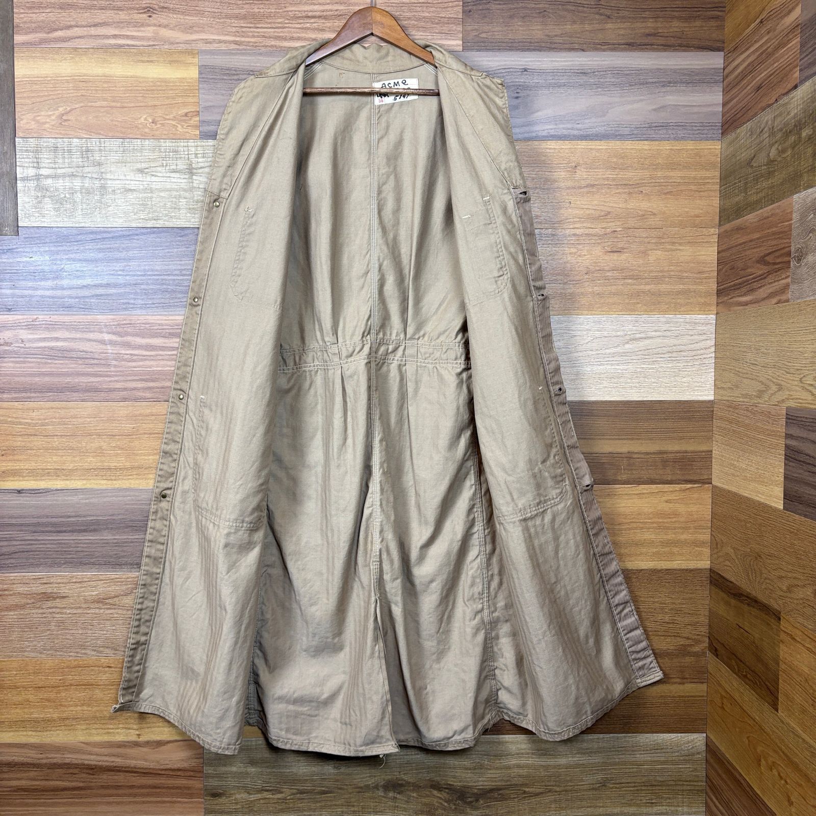 50s~60s HBT SHOP COAT ショップコート ワークコート サイズ 38 メンズ