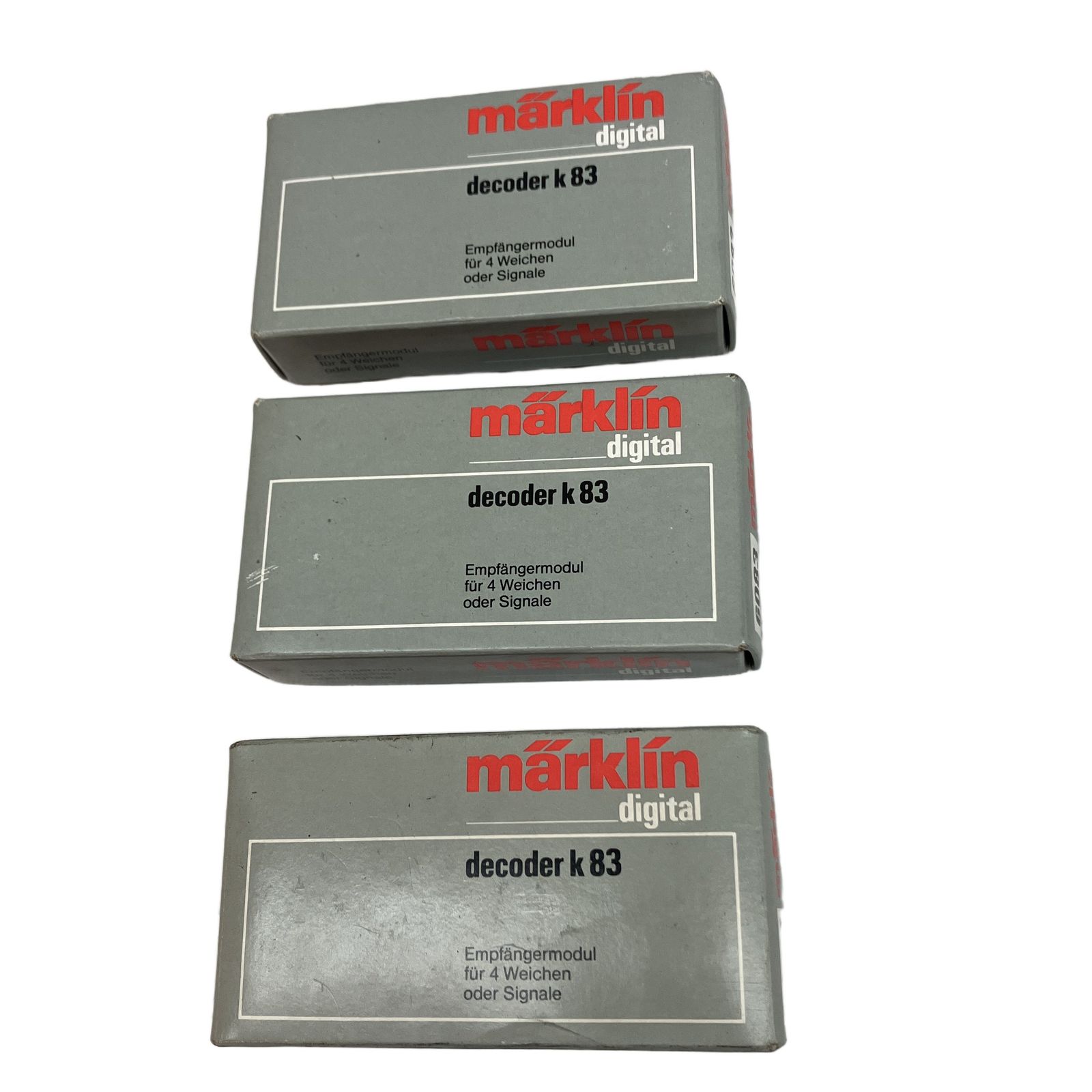 Marklin メルクリン 6083 デコーダー 3個セット decorder k 83