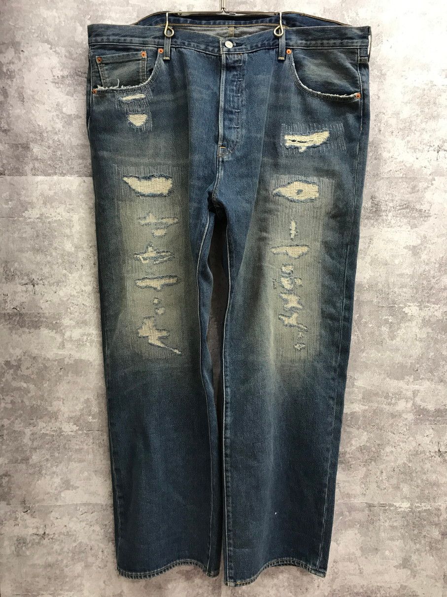 Levi's リーバイス 501 150周年モデル リペア加工 ダメージ加工