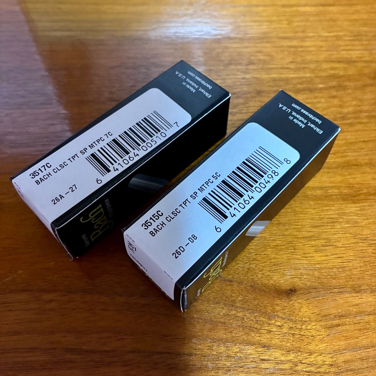 バック トランペット用マウスピース スタンダードシリーズ 新品各種 