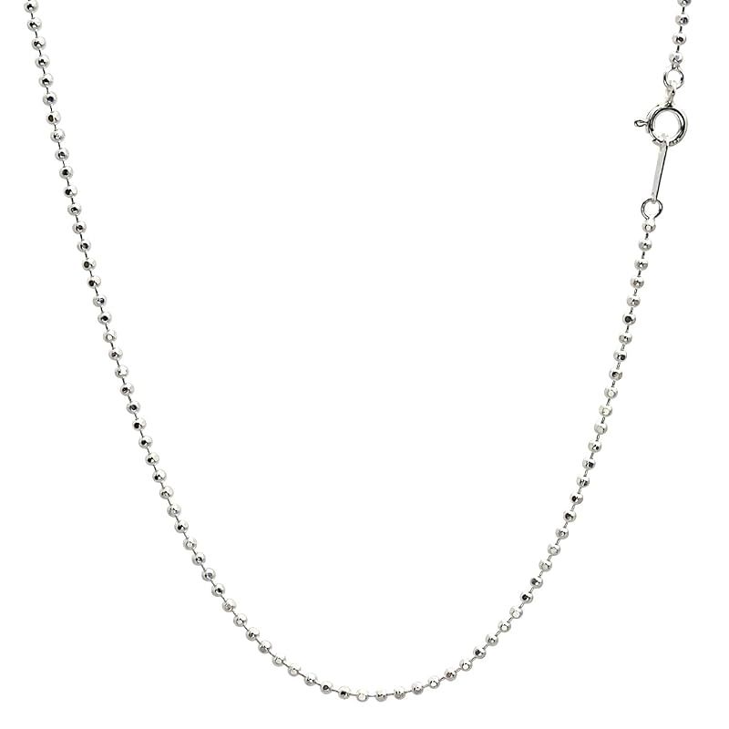 [シアーズ] カットボール チェーン ネックレス シルバー sv 925 幅 1.8mm 45cm