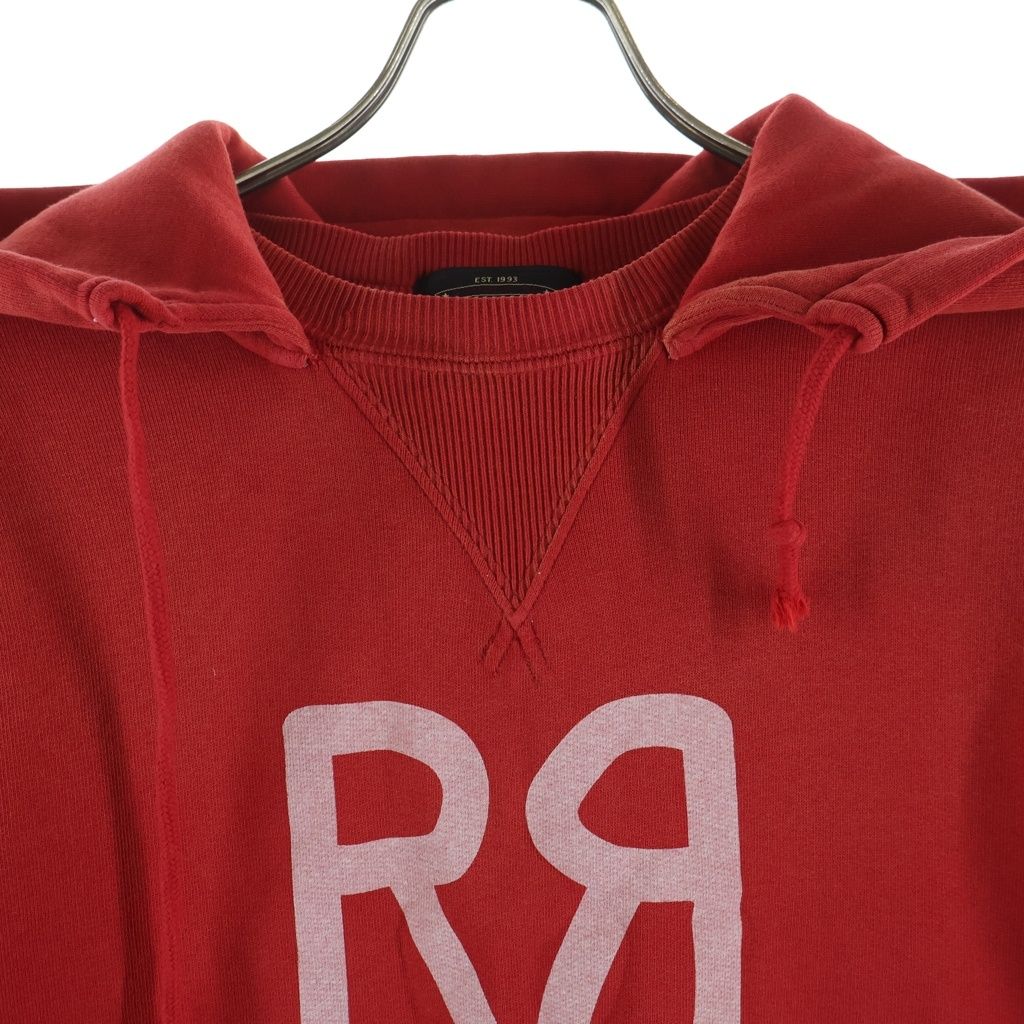 RRL (ダブルアールエル) フロントロゴプリント コットン フーデッド
