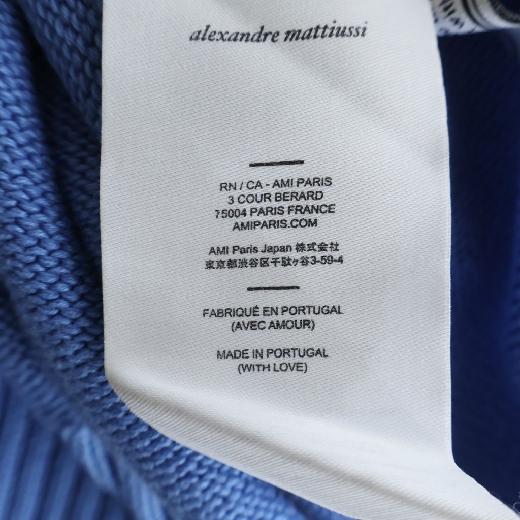 AMI Alexandre Mattiussi (アミアレクサンドルマテュッシ) KNIT