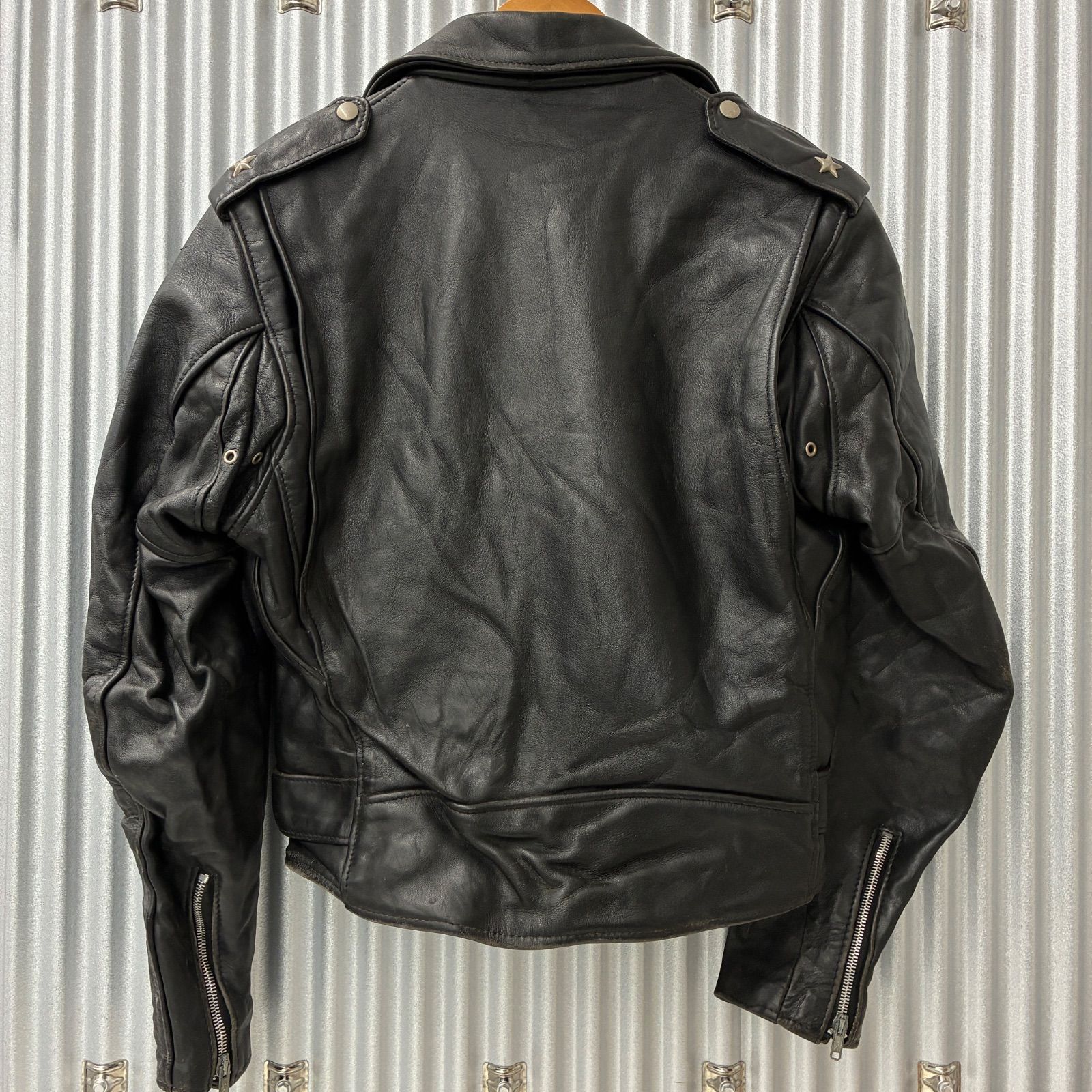 Schott ダブルライダースジャケット 牛タグ ワンスター USA製 - メルカリ