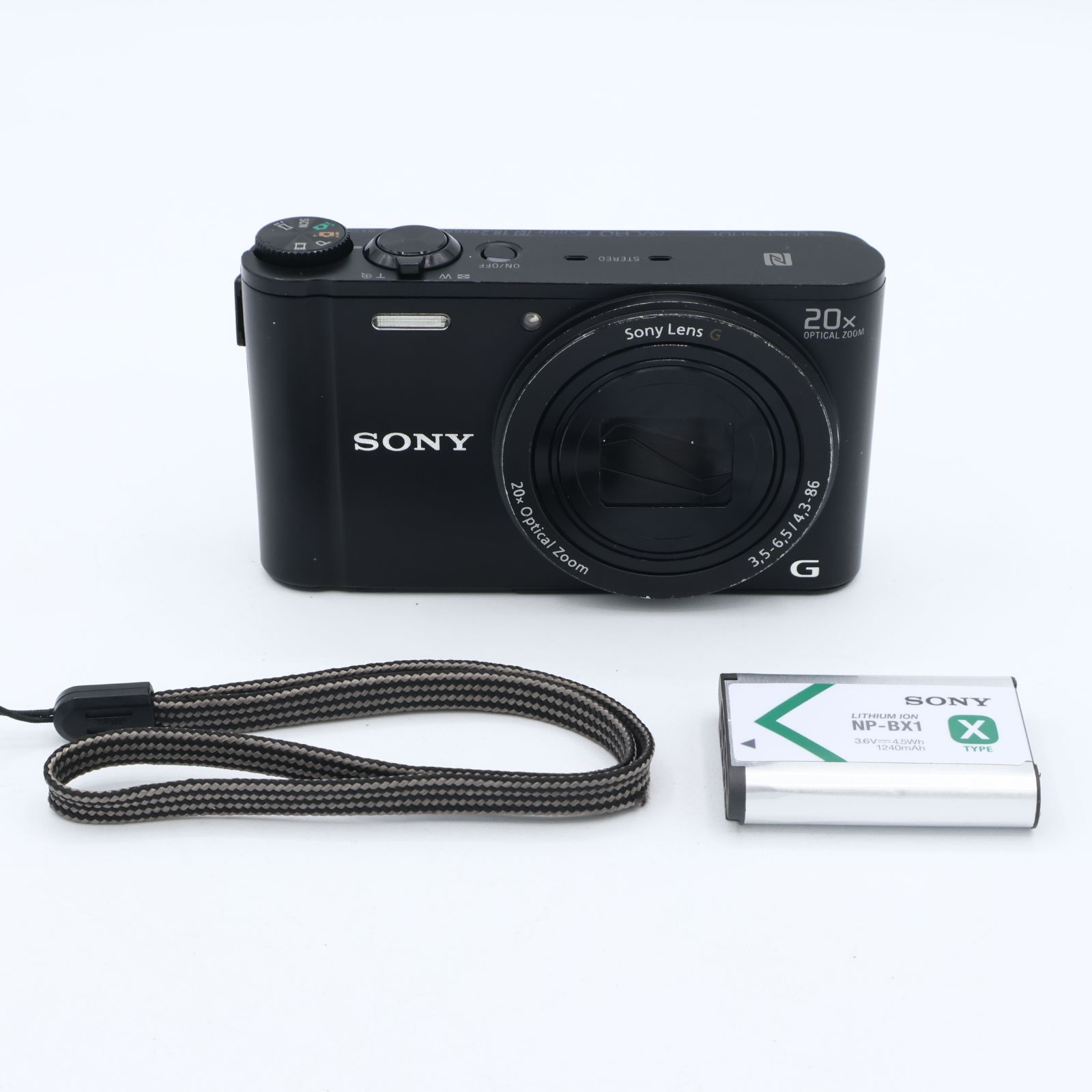 SONY ソニー デジタルカメラ Cyber-shot WX350 光学20倍 ブラック DSC