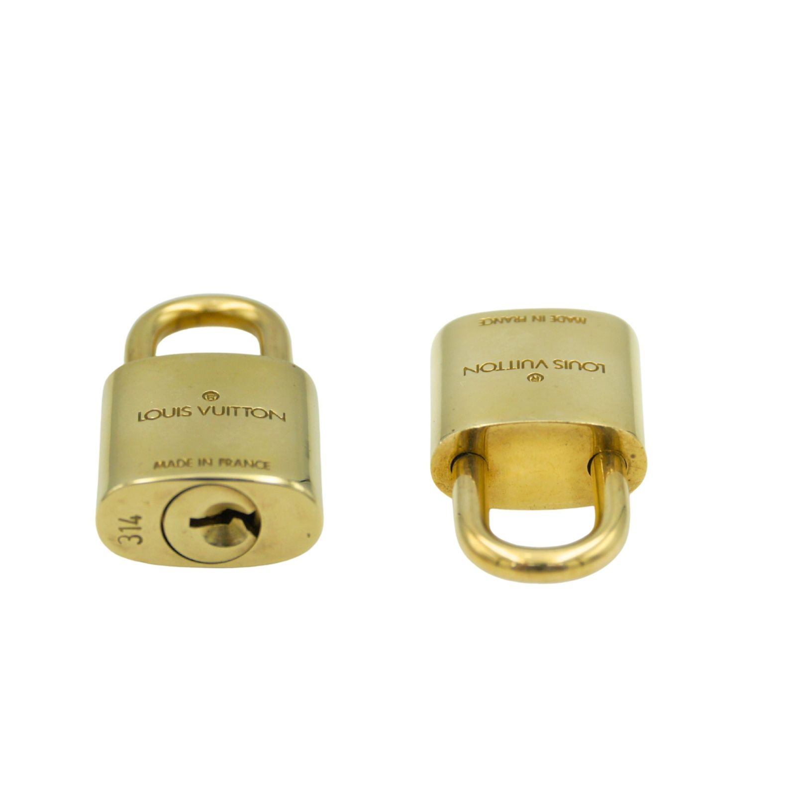 中古】LOUIS VUITTON ルイ ヴィトン カデナ 南京錠 キーセット