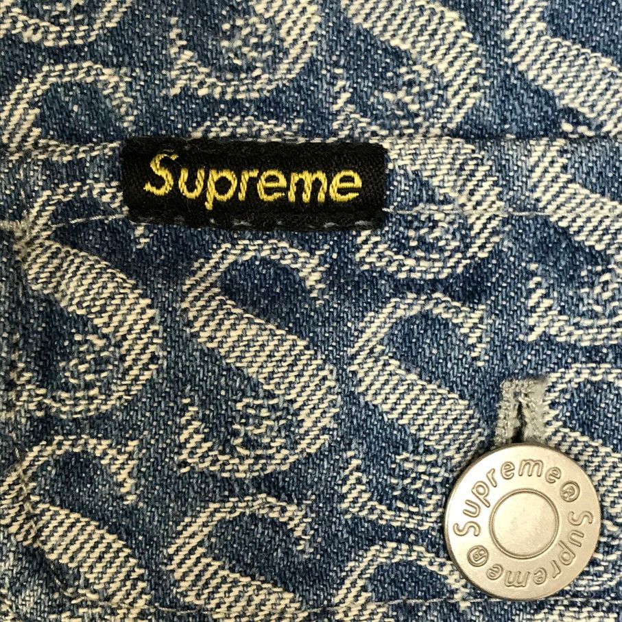 Supreme 21AW Mongram Denim Shirt シュプリーム 長袖デニムシャツ