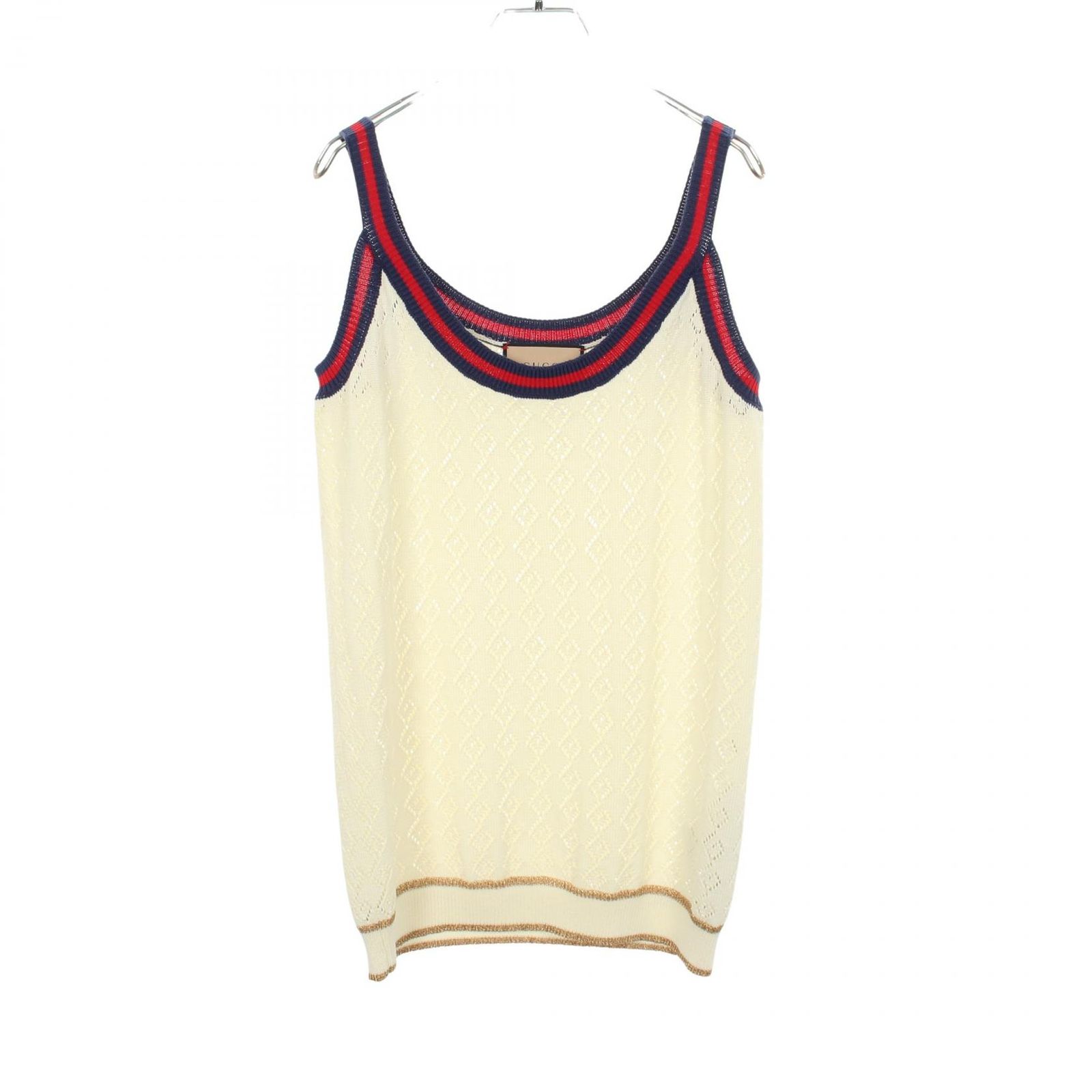 グッチ GUCCI タンクトップ GGロゴ ジャカード 753771 コットン タンク 