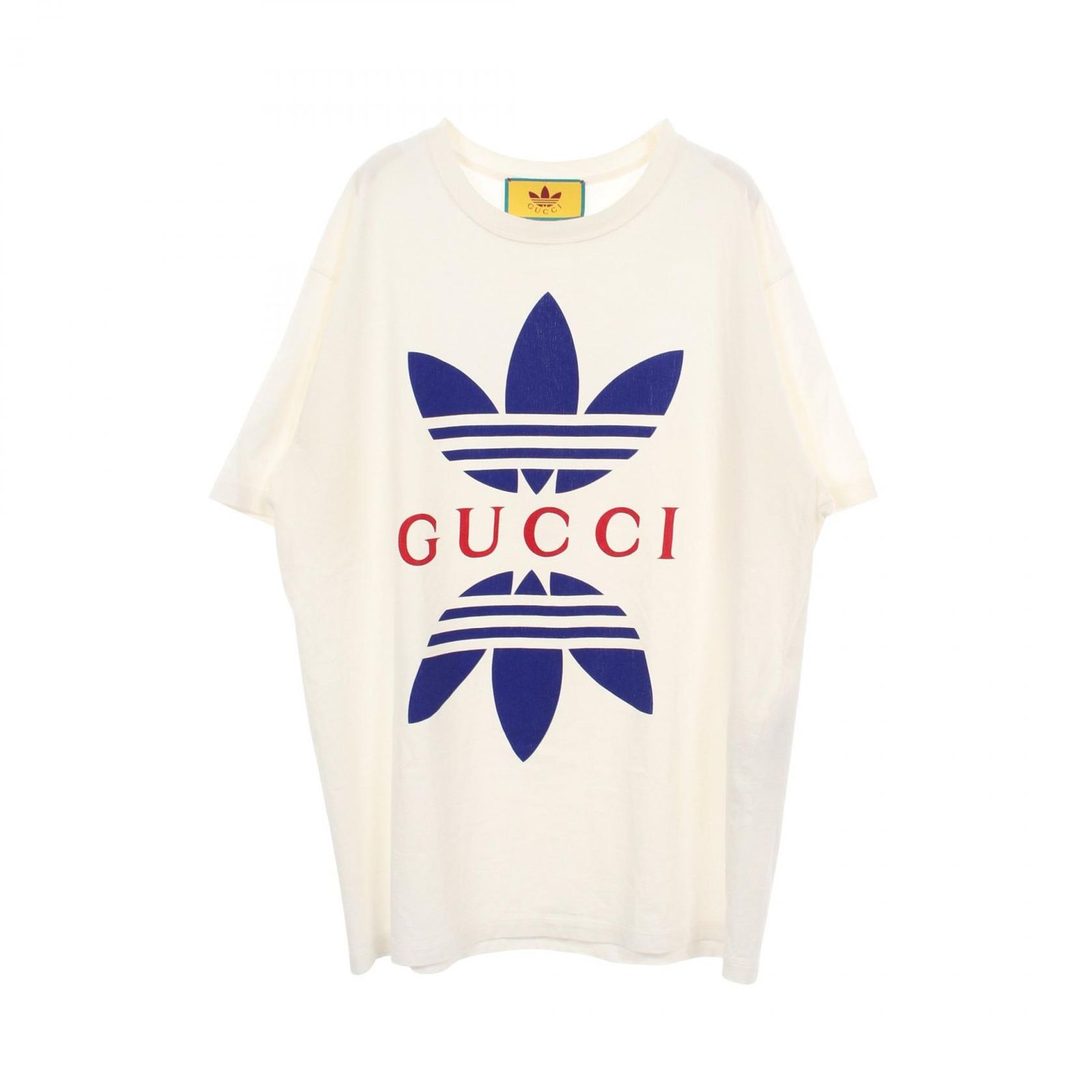 グッチ GUCCI 半袖Tシャツ GUCCI × adidas トレフォイル 548334 コットン ×adidas Tシャツ メンズ Used A