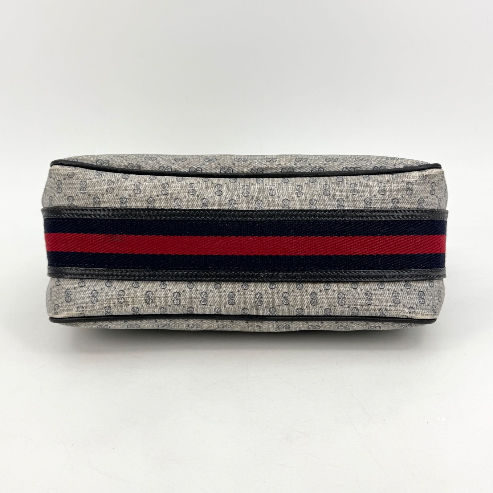 GUCCI グッチ マイクロGG シェリーライン ショルダーバッグ PVC レザー