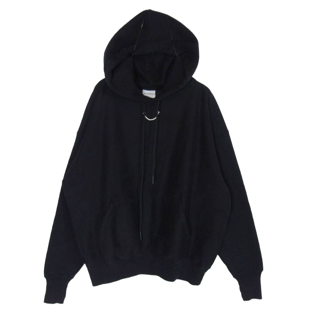 READY MADE レディメイド 23AW RE-CO-BK-00-00-245 HOODIE SMILE スマイル ロゴ プルオーバー フーディー パーカー ブラック系 S【中古】