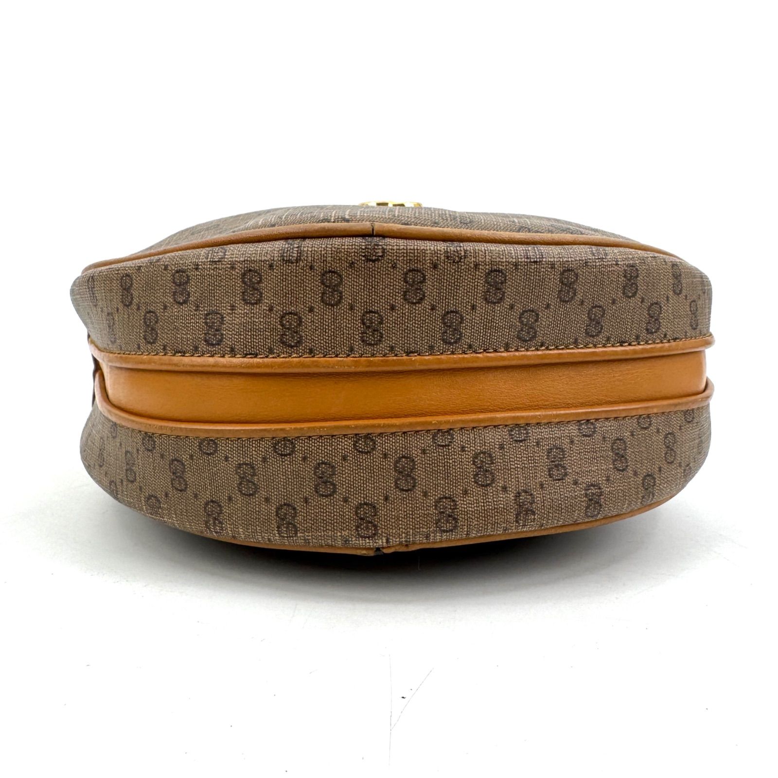 GUCCI オールドグッチ マイクロGG ショルダーバッグ PVC レザー