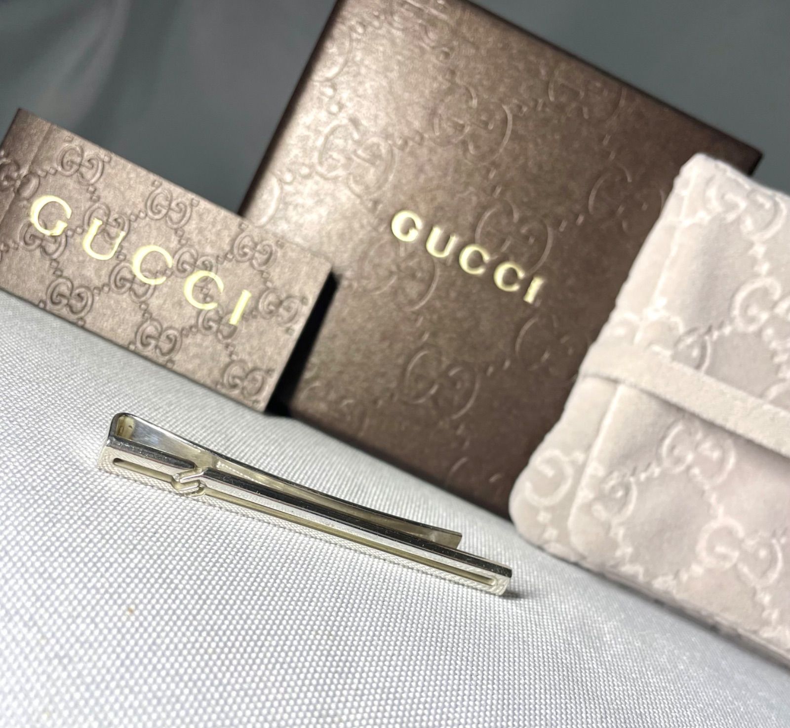 GUCCI グッチ インターロッキング ノットG スターリングシルバー SV925