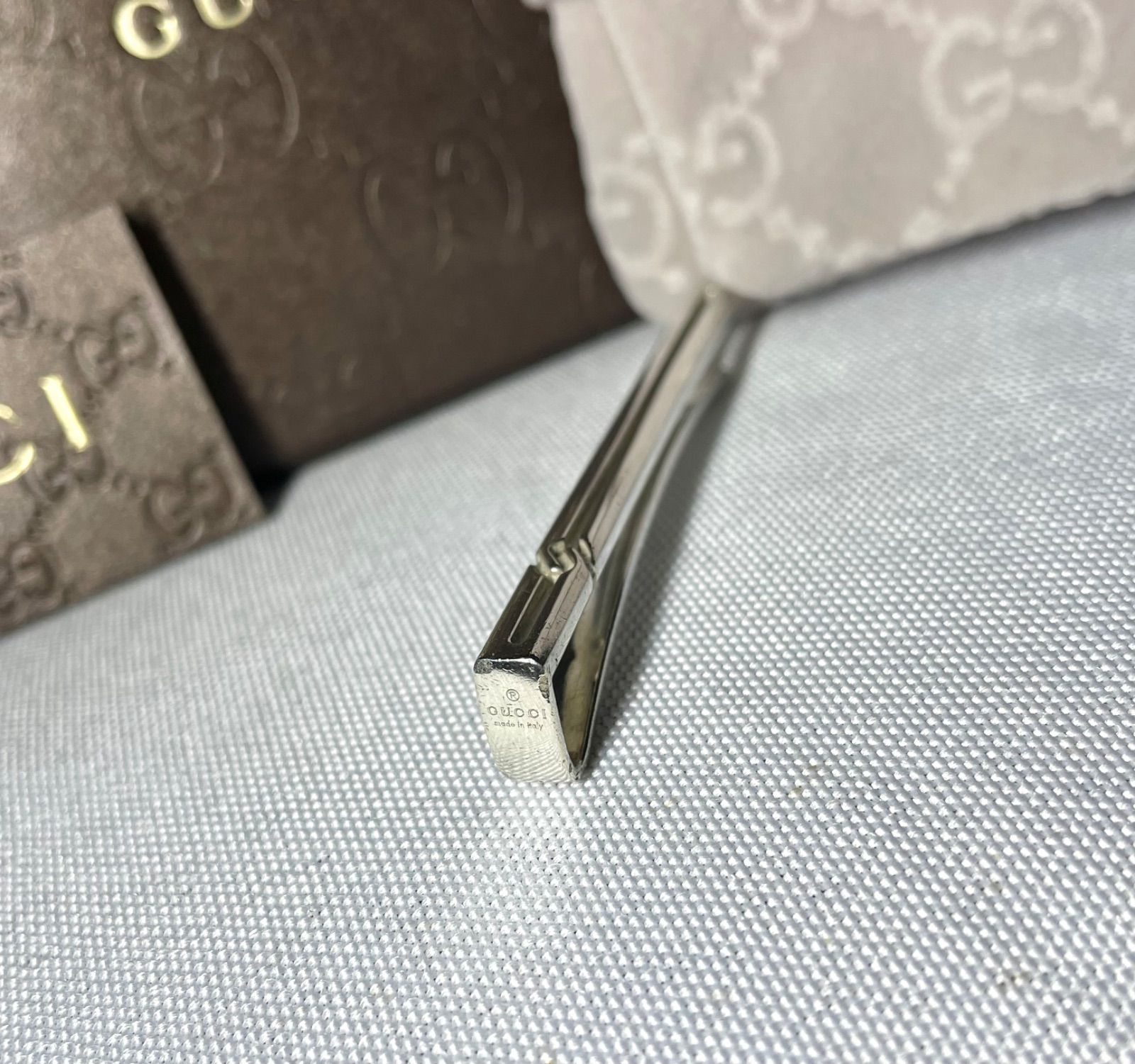 GUCCI グッチ インターロッキング ノットG スターリングシルバー SV925