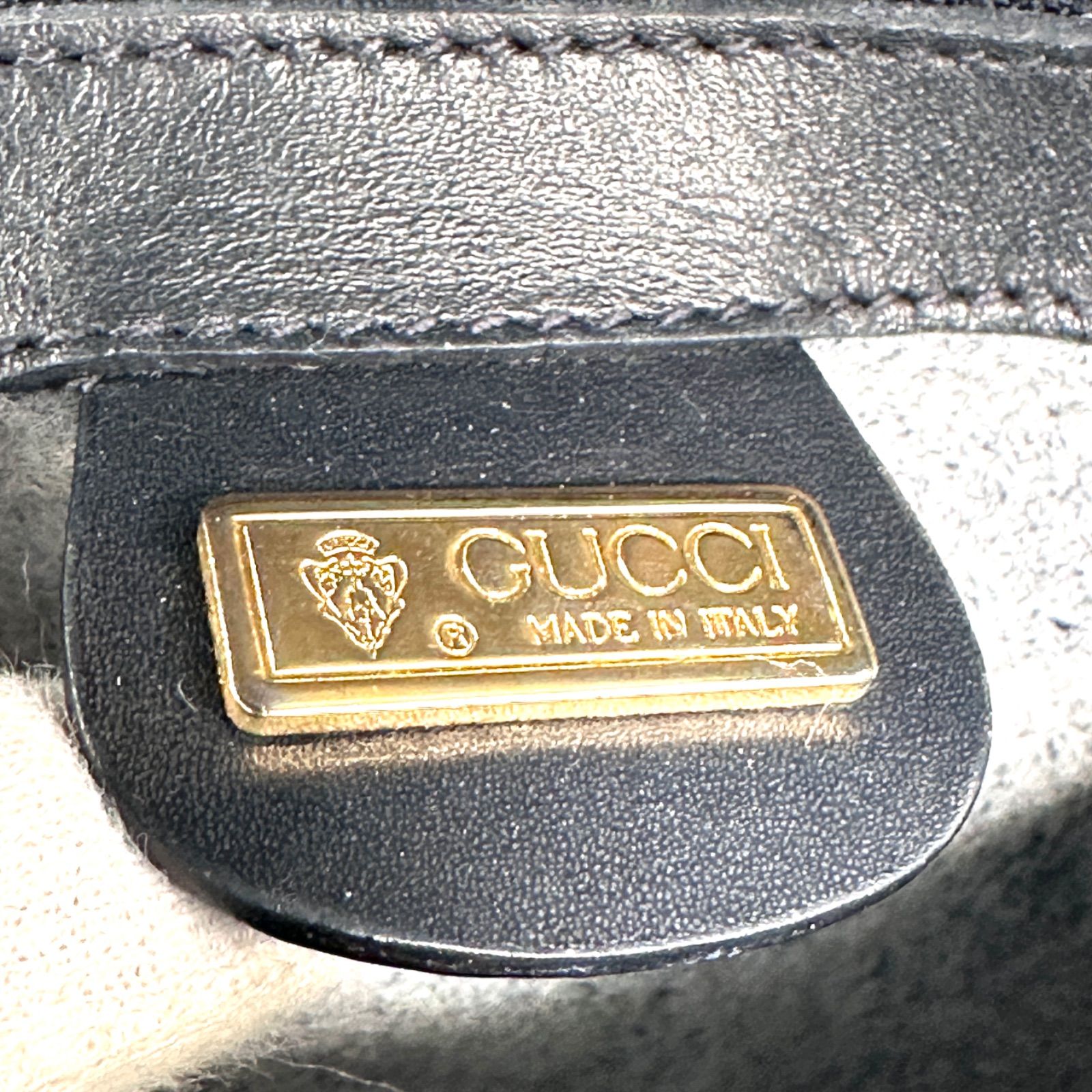 GUCCI オールドグッチ マイクロGG ショルダーバッグ PVC レザー