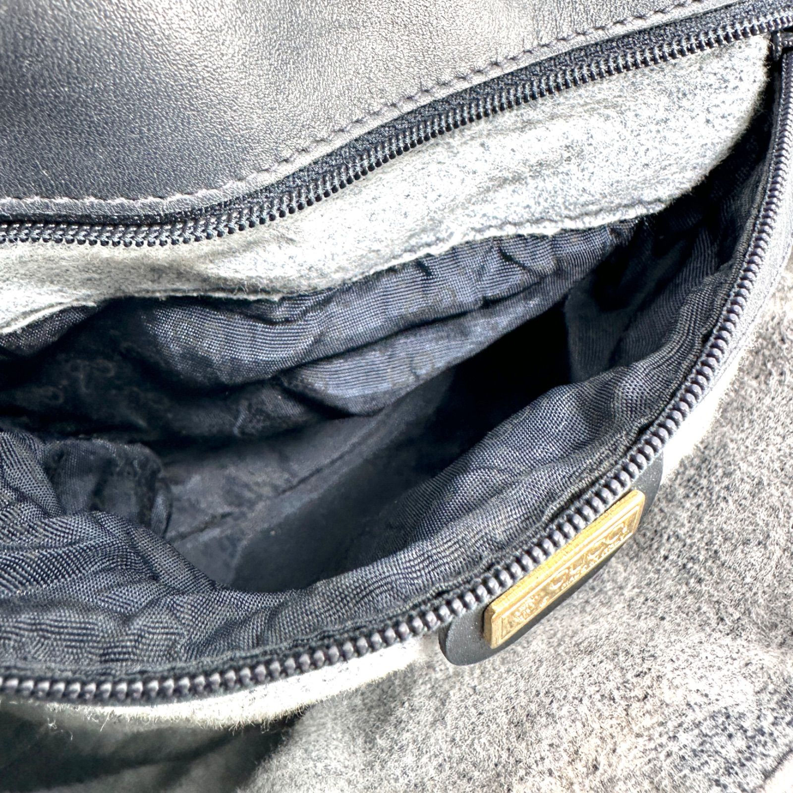 GUCCI オールドグッチ マイクロGG ショルダーバッグ PVC レザー