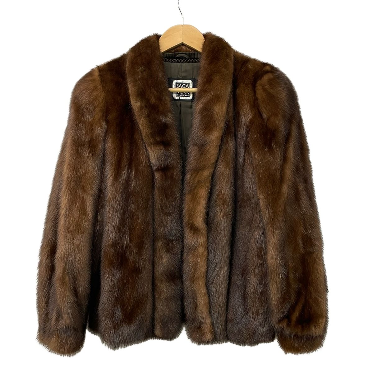 SAGA MINK(サガミンク) コート サイズ11 M レディース美品 - ダーク