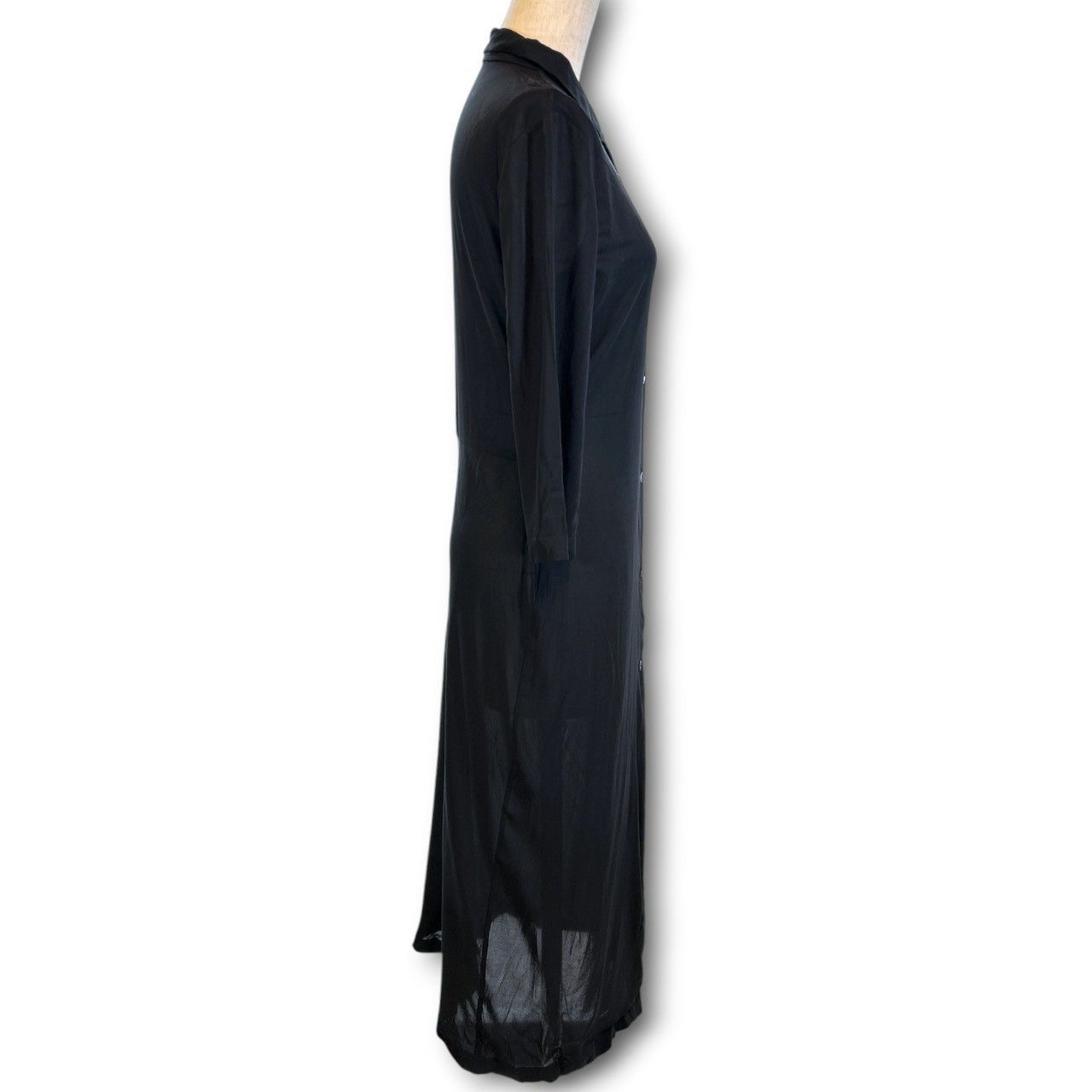 JIL SANDER ジルサンダー シアーシャツワンピース ドレス ロング