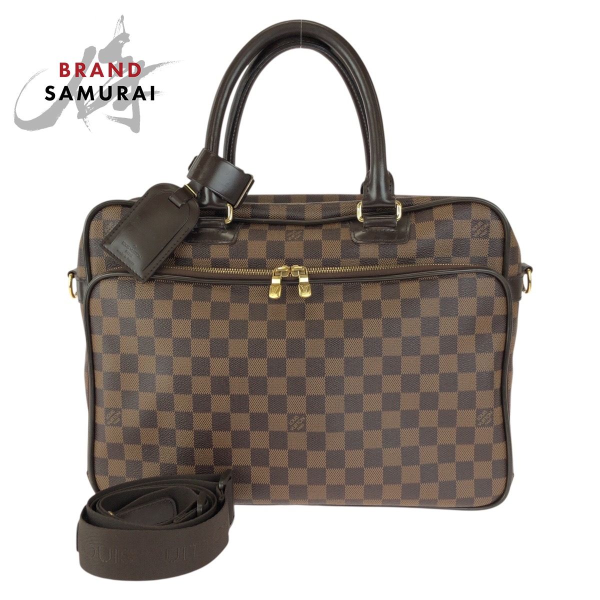 美品 LOUIS VUITTON ルイヴィトン ダミエ エベヌ イカール 2way