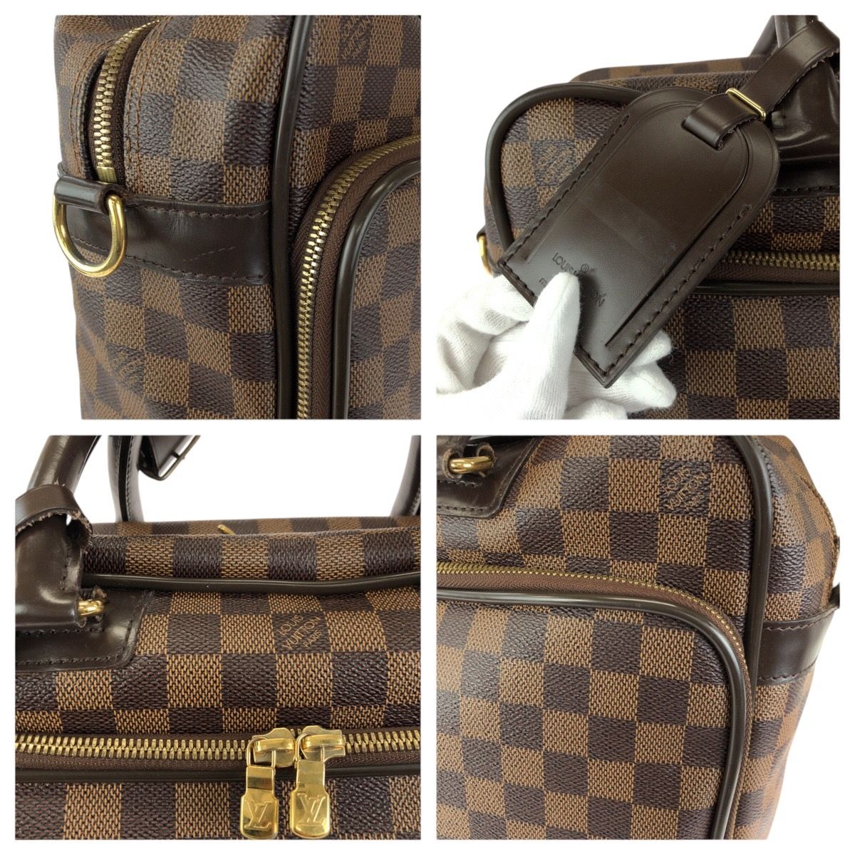 美品 LOUIS VUITTON ルイヴィトン ダミエ エベヌ イカール 2way