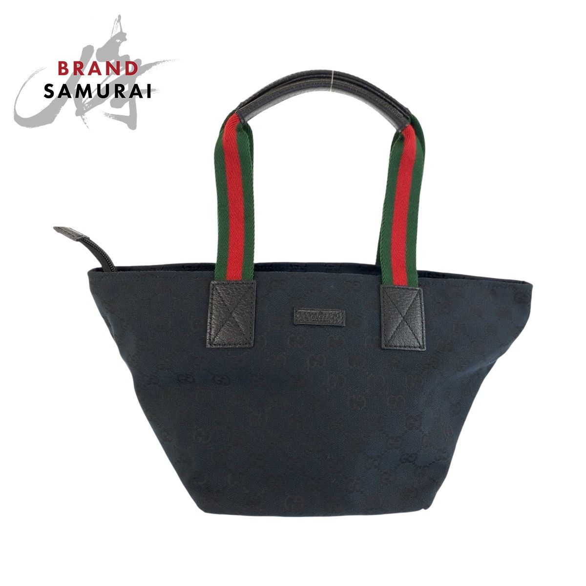 美品 GUCCI グッチ シェリーライン ブラック 黒 GGキャンバス/レザー