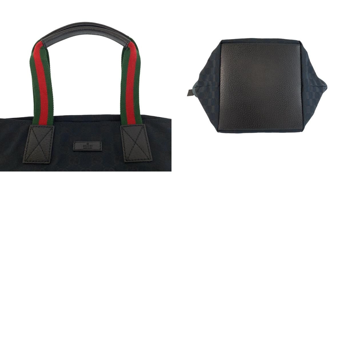 美品 GUCCI グッチ シェリーライン ブラック 黒 GGキャンバス/レザー