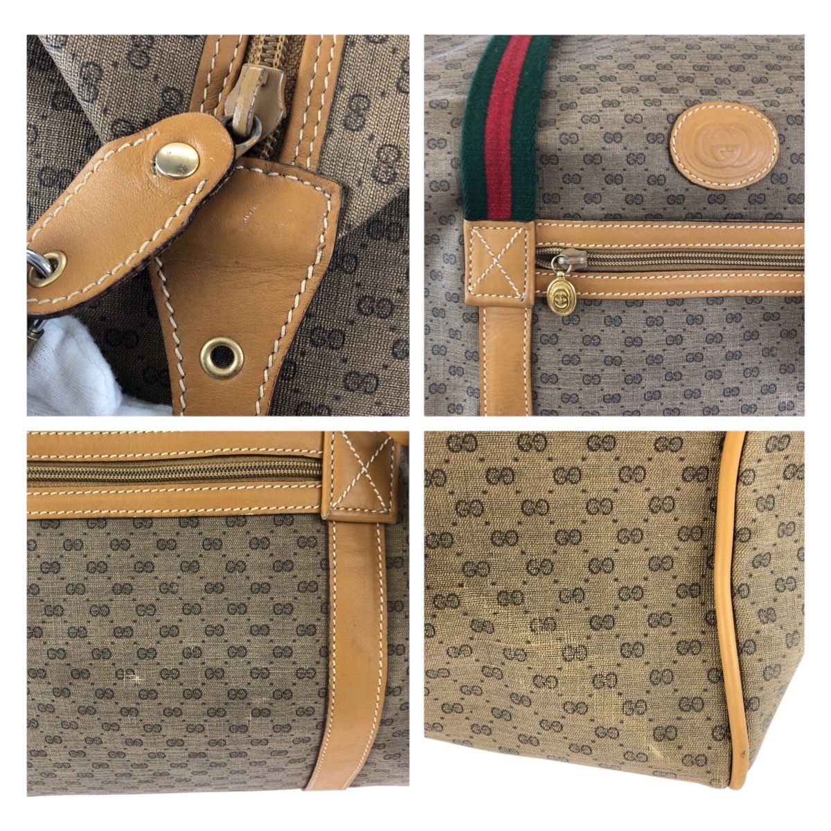 美品 GUCCI グッチ ヴィンテージ オールドグッチ シェリーライン